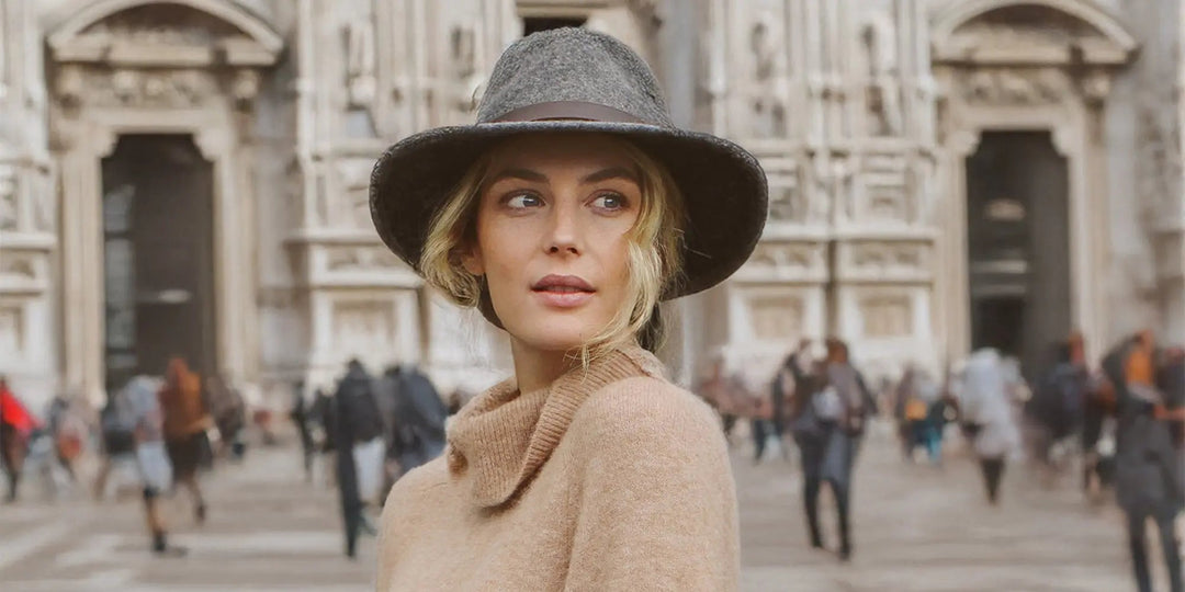 Top Winter Hat Trends for European City Breaks: Wool Felt Fedoras - SUNHATS EUROPE