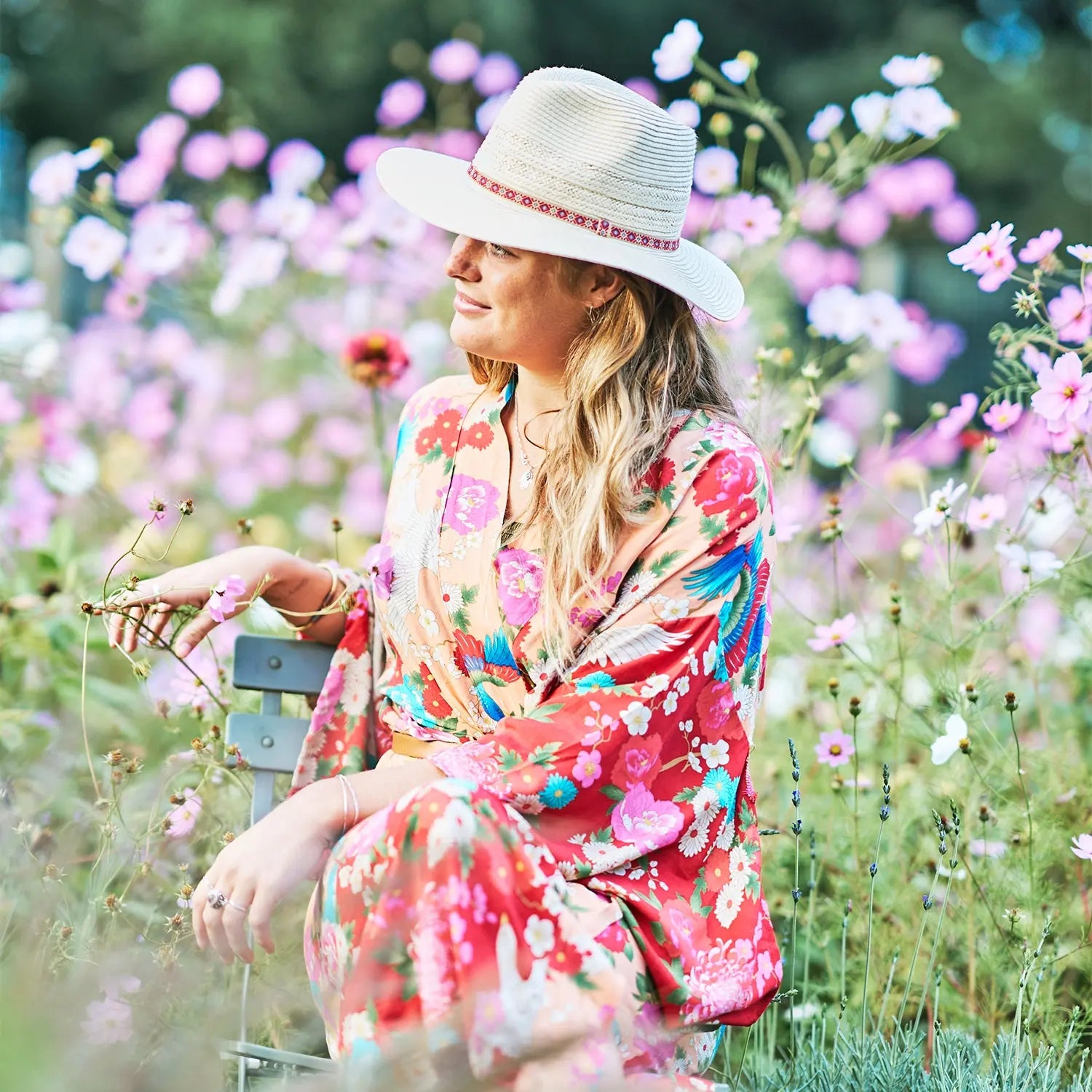 360FIVE Everyday Hat - Chapeau de soleil Azalea Fedora Gardening pour femme