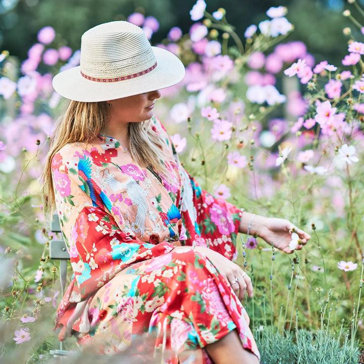 360FIVE Everyday Hat - Chapeau de soleil Azalea Fedora Gardening pour femme