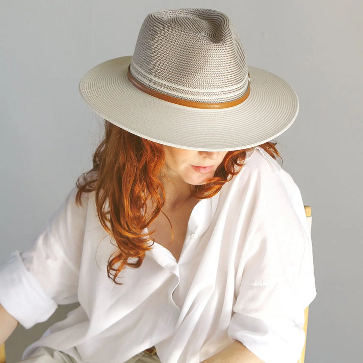 Bella Fedora Stone-Ivory Sunhat House of Ord Cape Town