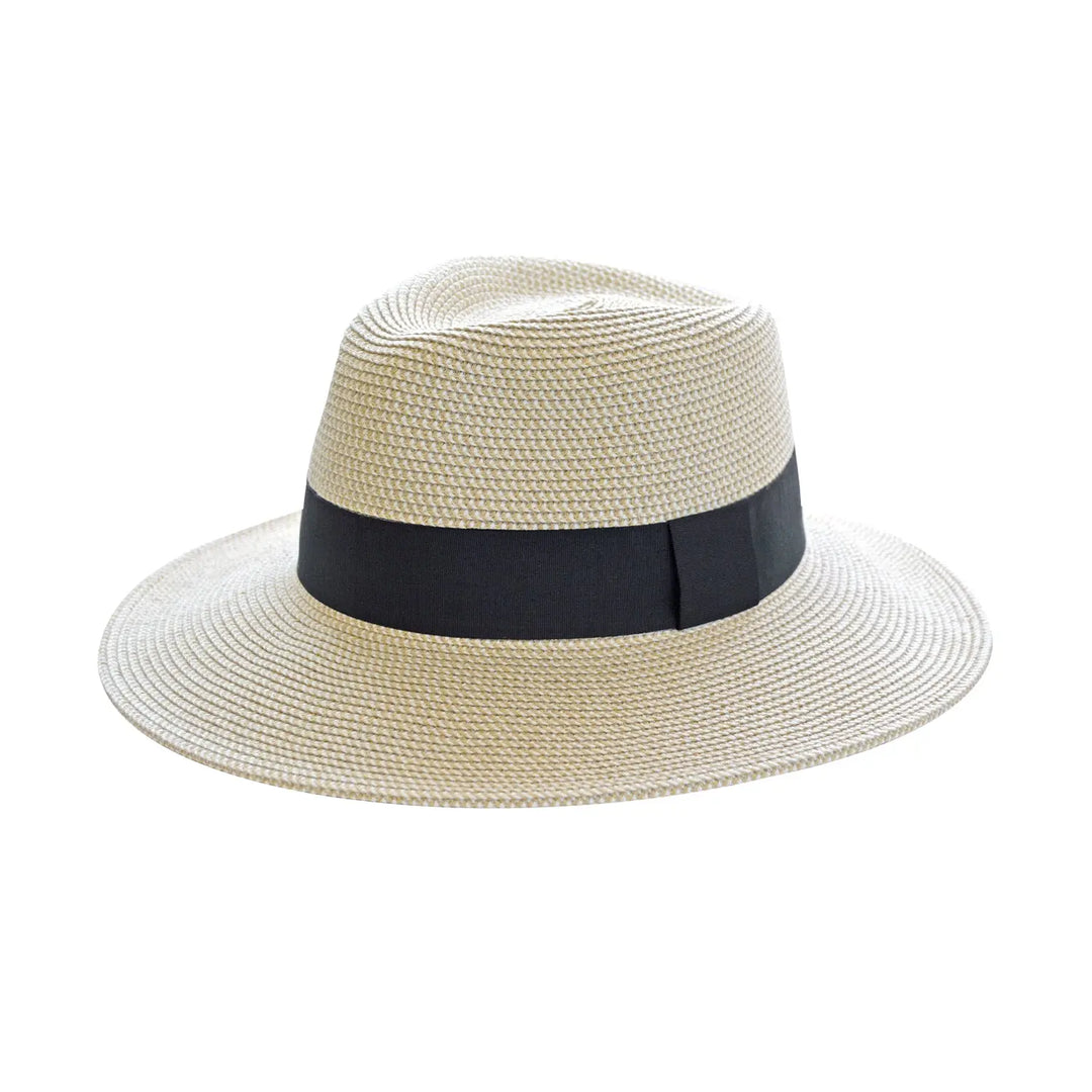 360FIVE Everyday Hat - Chapeau de soleil Yucca Fedora ivoire pour le jardinage