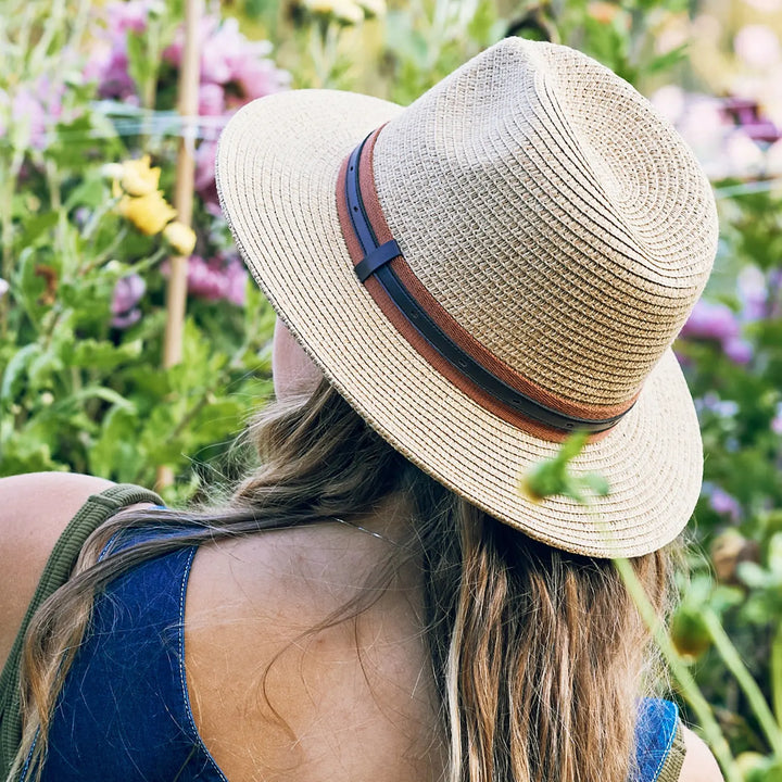 Chapeau de tous les jours 360FIVE - Chapeau de soleil de jardinage Hardy Fedora Camel