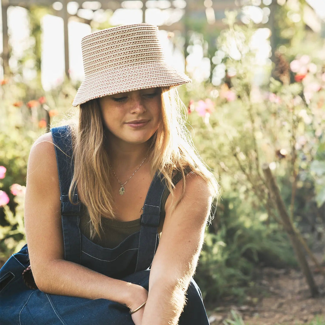 360FIVE Everyday Hat - Chapeau de soleil de jardinage pour femmes Marigold