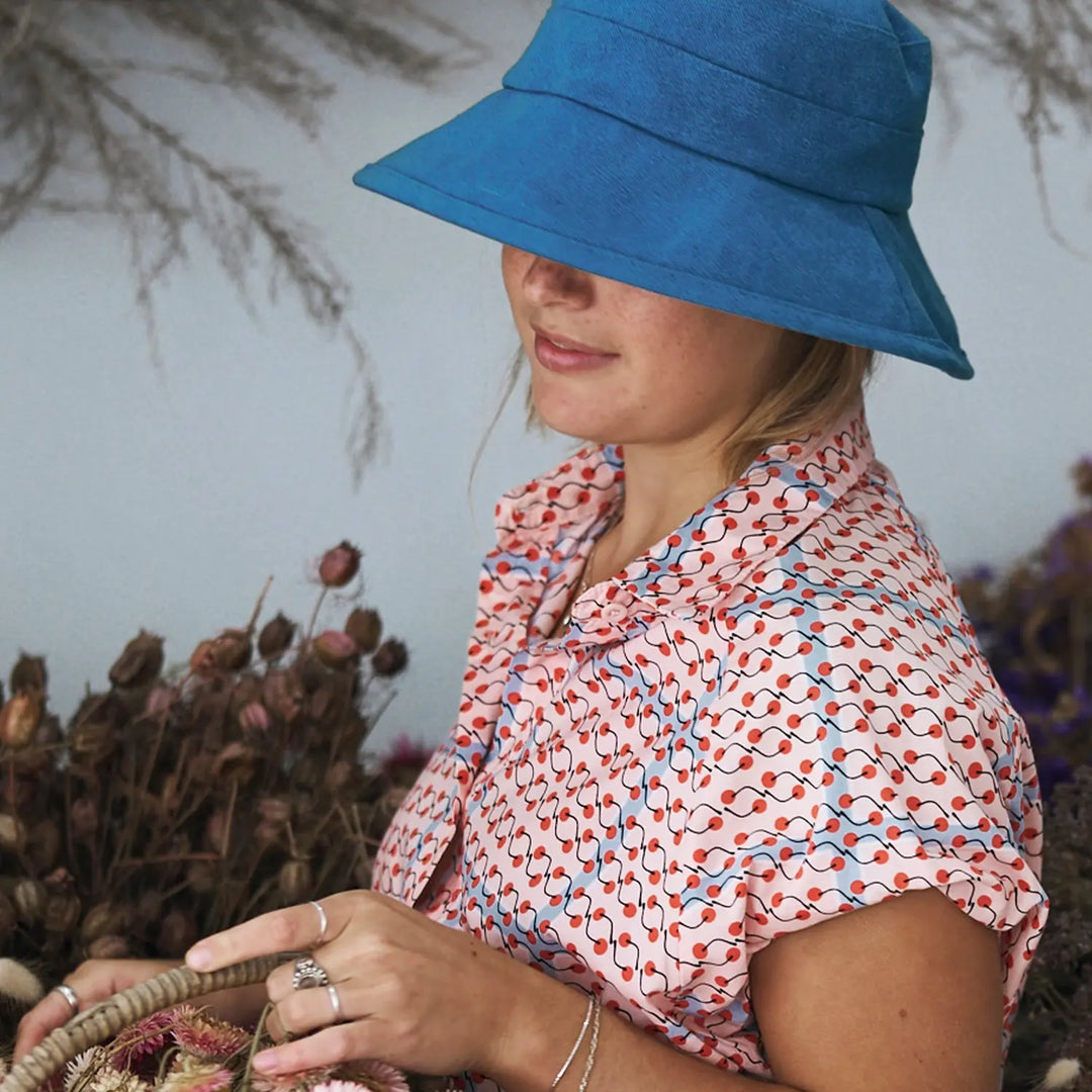 360FIVE Everyday Hat - Chapeau de soleil en coton Pilea pour le jardinage