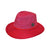 Aston Fedora M-L : 58 Cm / Chapeau rouge mixte