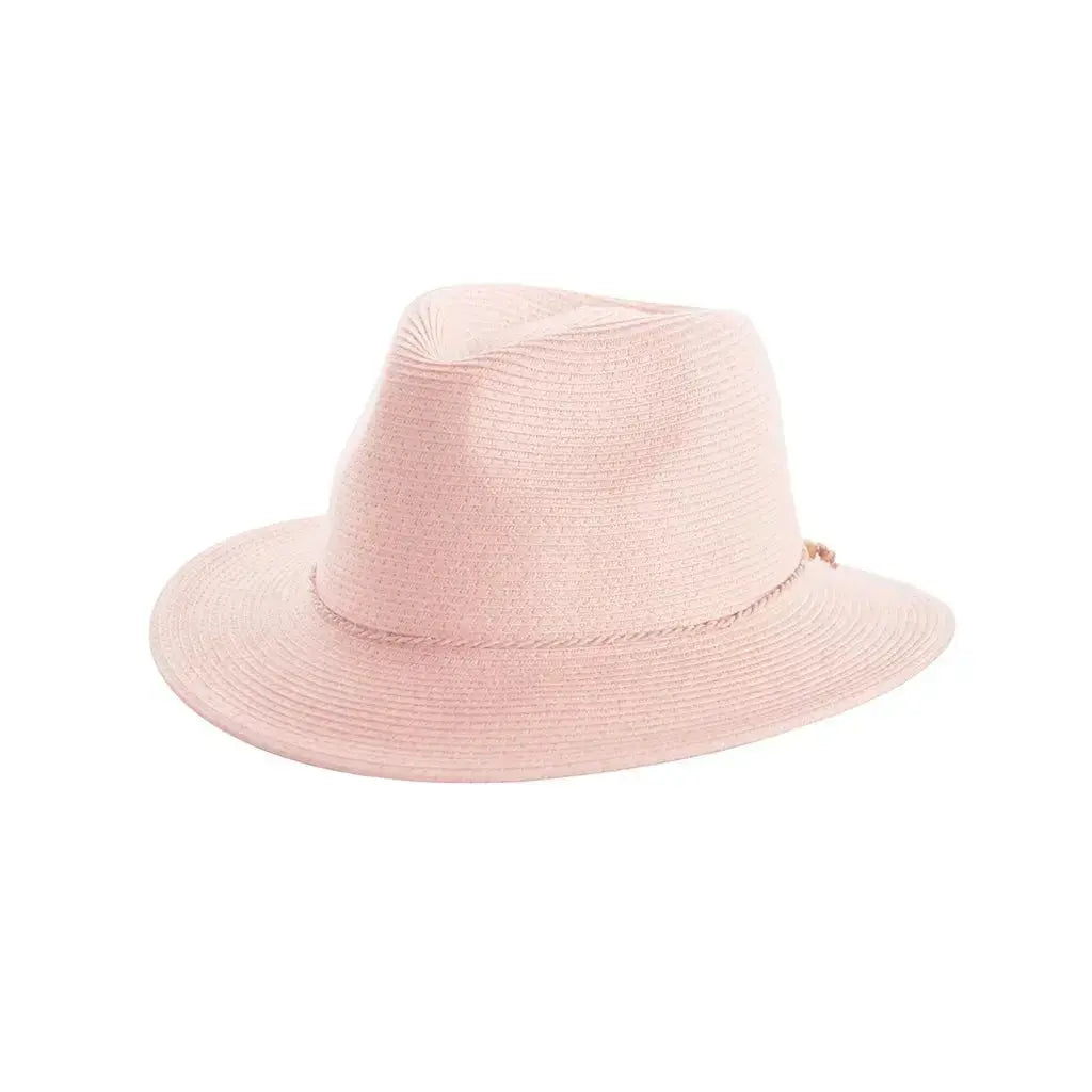 Avoca Fedora M-L : 58 cm / Chapeau de soleil rose tendre