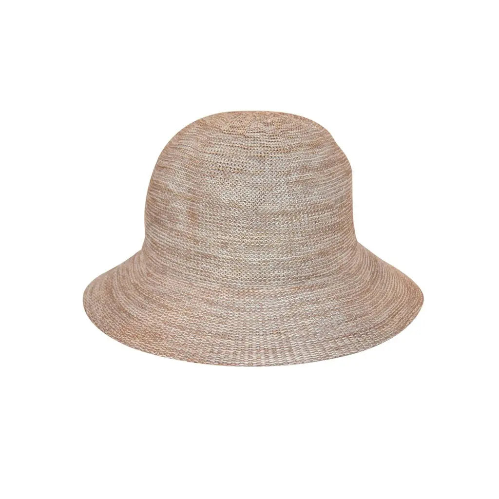 Lizzie M-L : 58 Cm / Chapeau de Soleil Camel Mixte