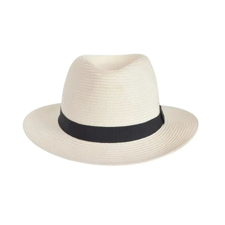 Pana-Mate Fedora M-L : 58 Cm / Chapeau de Soleil Ivoire