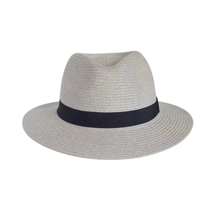 Pana-Mate Fedora M-L : 58 Cm / Chapeau de Soleil Gris Clair